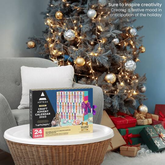 Arteza® 24 Day Nutcracker Fine Art Christmas 2023 Advent Calendar